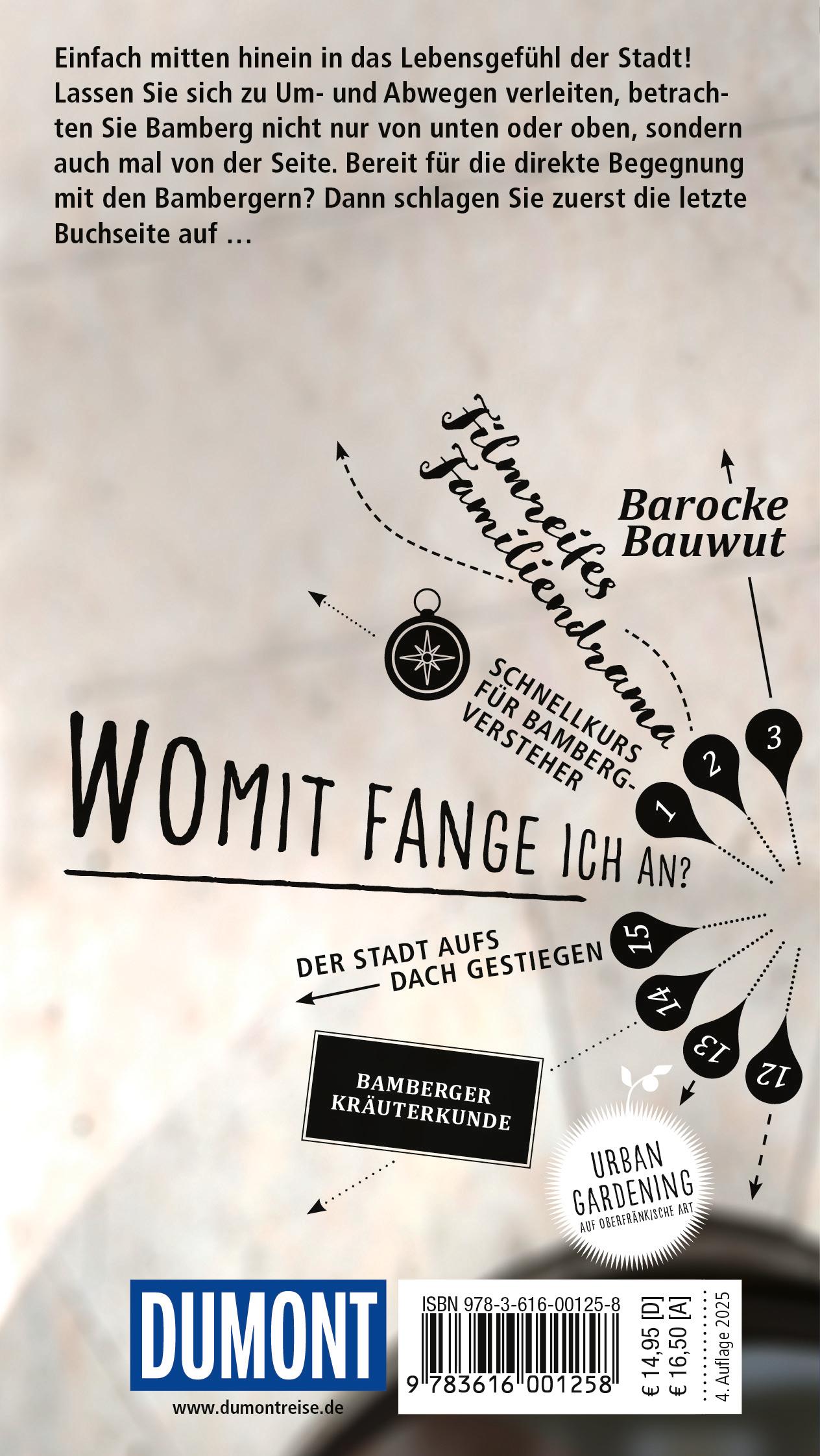 Rückseitencover DUMONT direkt Reiseführer Bamberg
