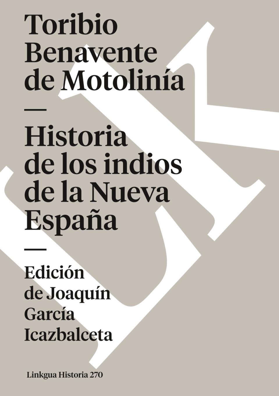 Vorderes Coverbild Historia de los indios de la Nueva España