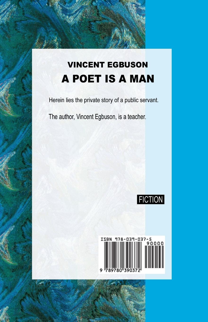 Rückseitencover A Poet Is a Man