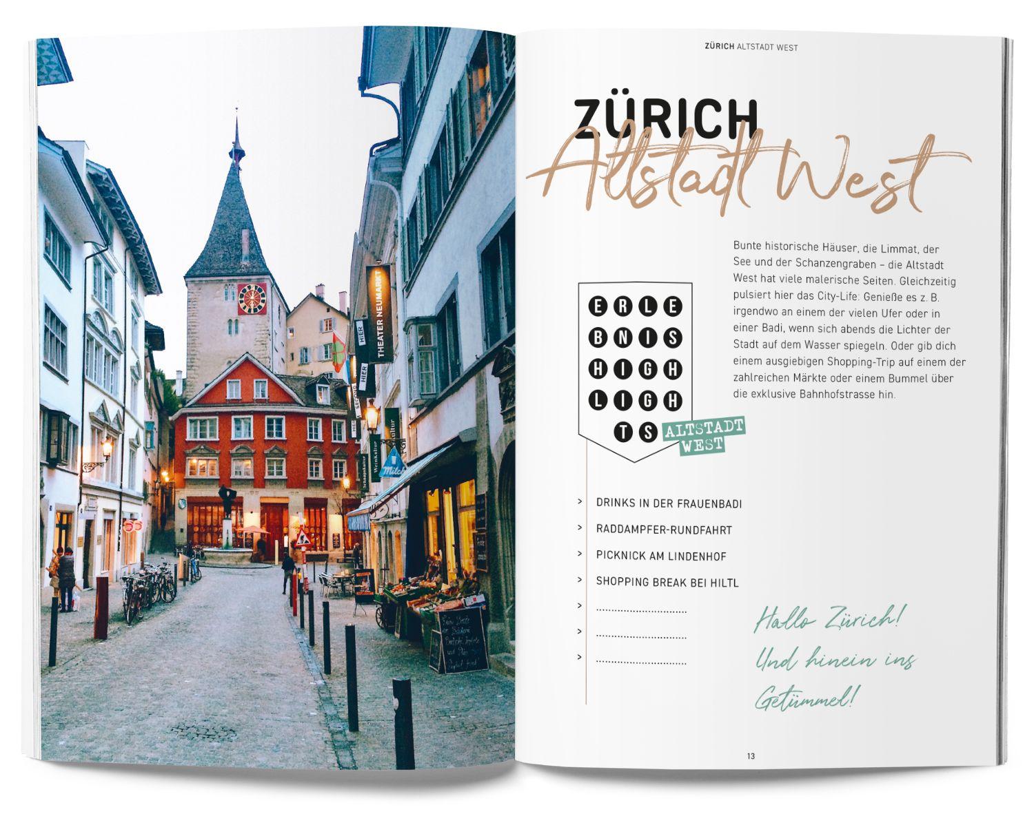 Beispielinhalt (Bild) GuideMe Reiseführer Zürich