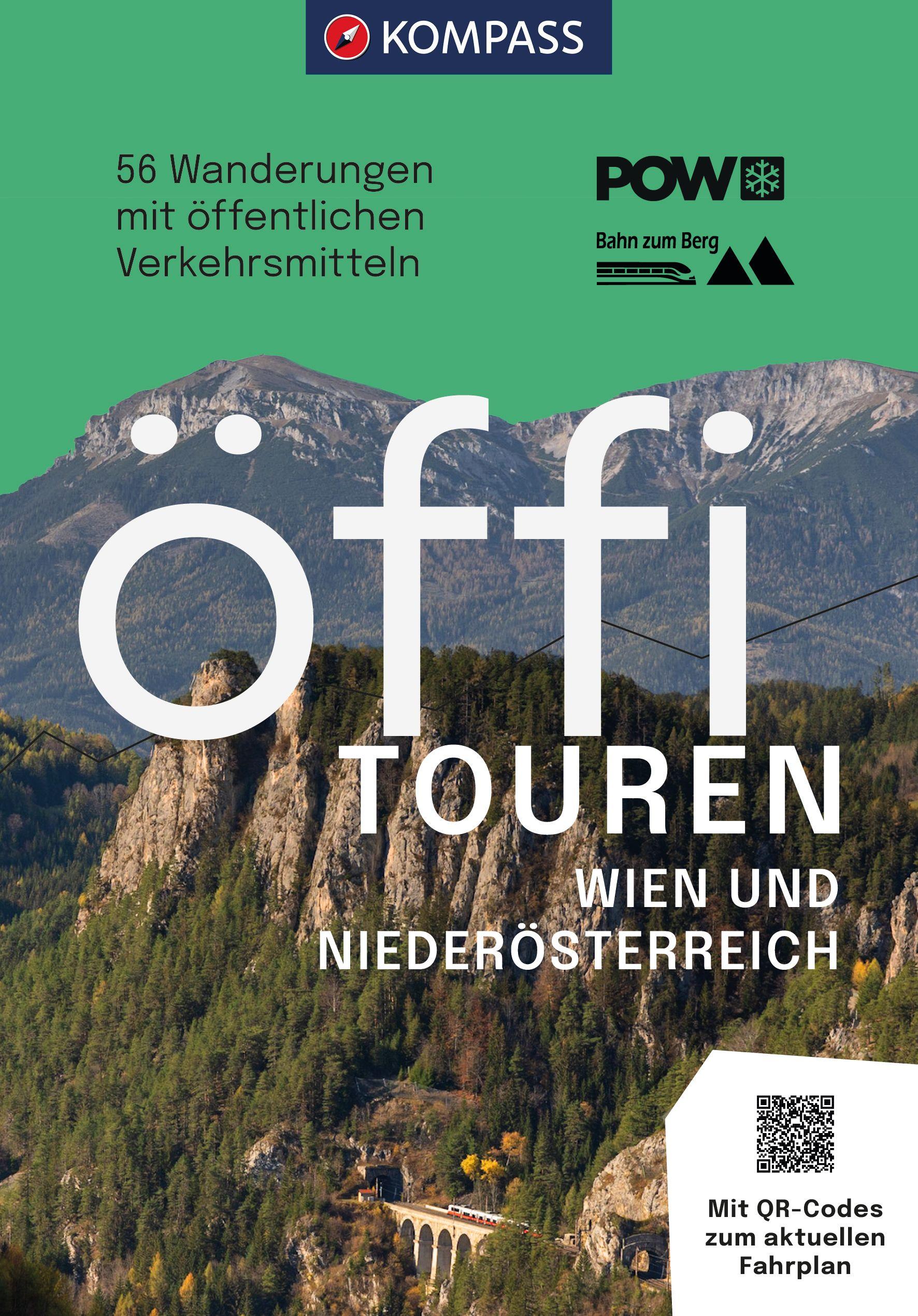 Vorderes Coverbild KOMPASS Öffi Touren Wien und Niederösterreich