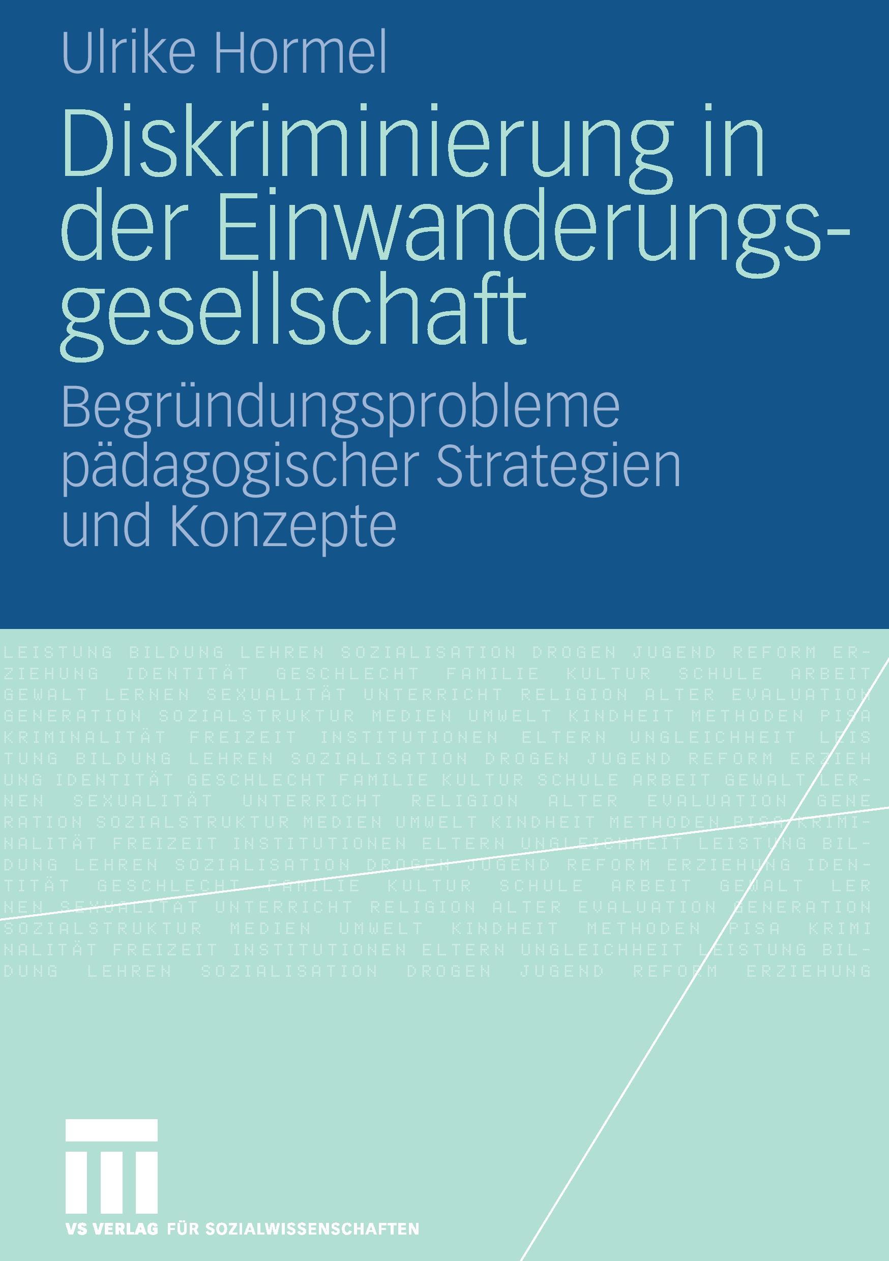 Vorderes Coverbild Diskriminierung in der Einwanderungsgesellschaft
