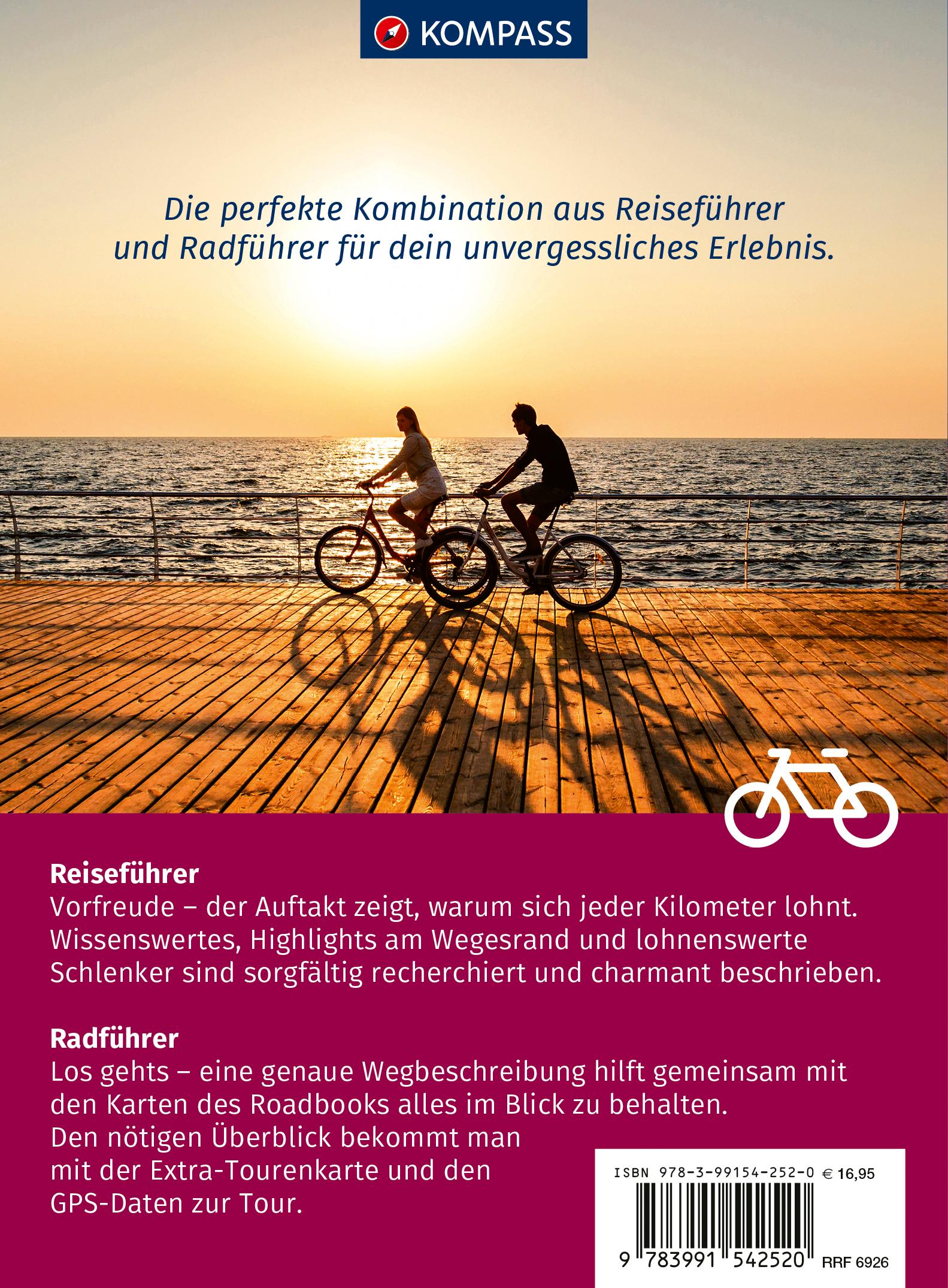 Rückseitencover KOMPASS Radreiseführer Alpe Adria Radweg
