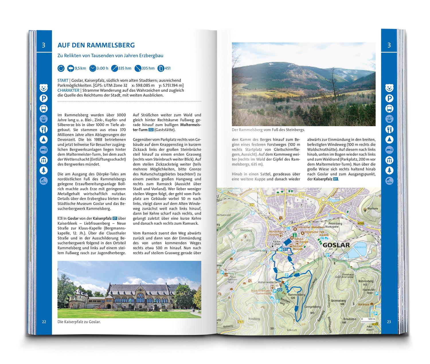 Beispielinhalt (Bild) KOMPASS Wanderlust Harz