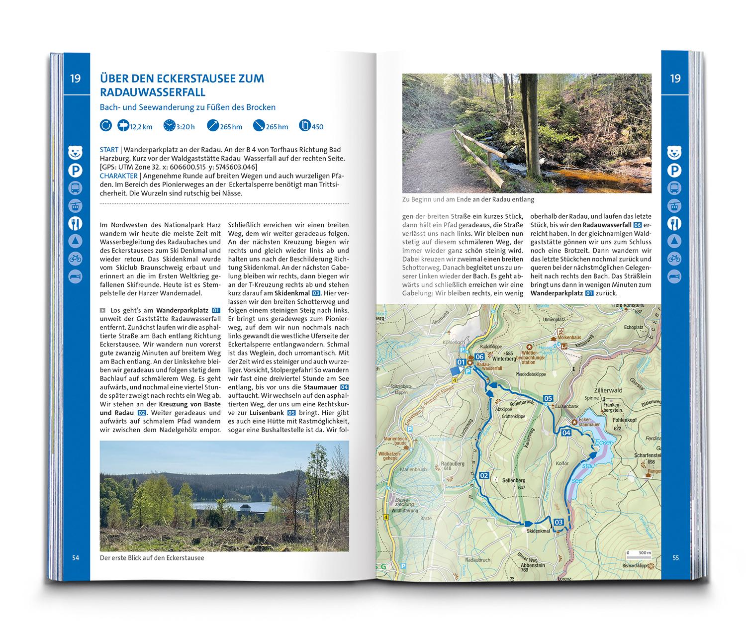 Beispielinhalt (Bild) KOMPASS Wanderlust Harz