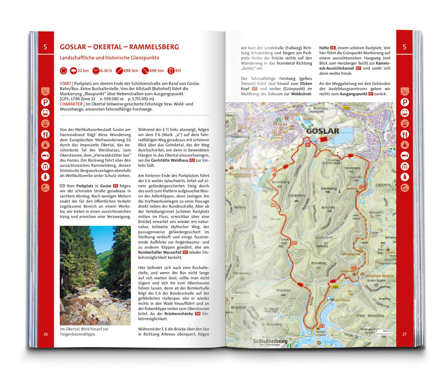 Beispielinhalt (Bild) KOMPASS Wanderlust Harz