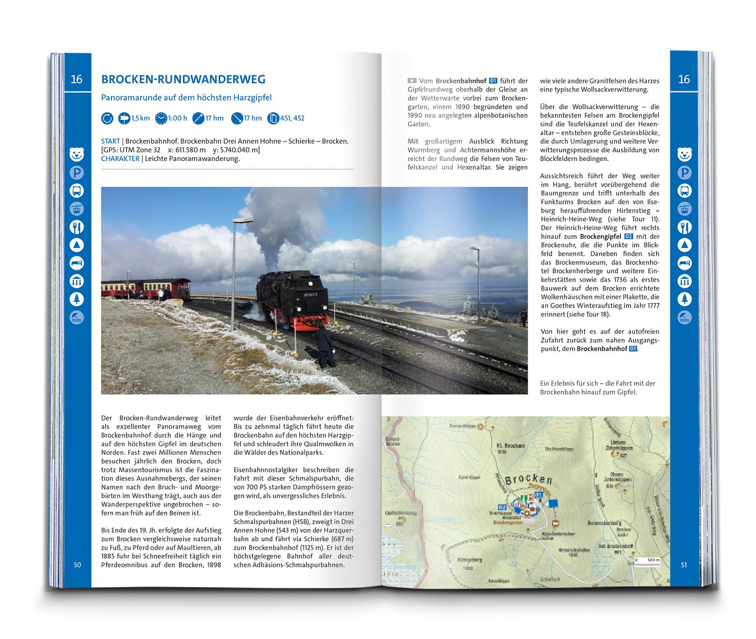 Beispielinhalt (Bild) KOMPASS Wanderlust Harz