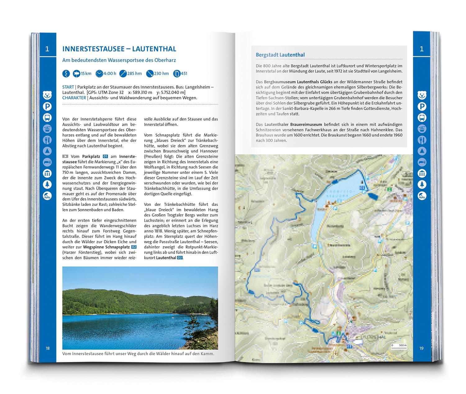 Beispielinhalt (Bild) KOMPASS Wanderlust Harz