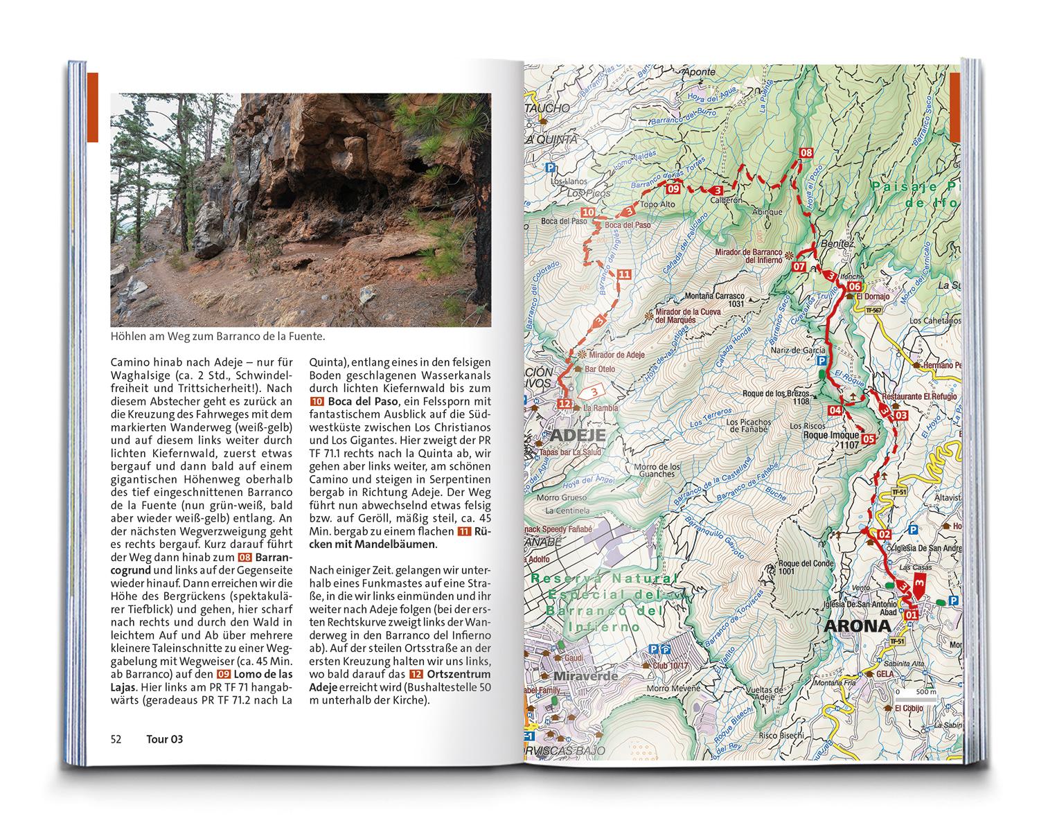 Beispielinhalt (Bild) KOMPASS Wanderführer Teneriffa, 90 Touren mit Extra-Tourenkarte