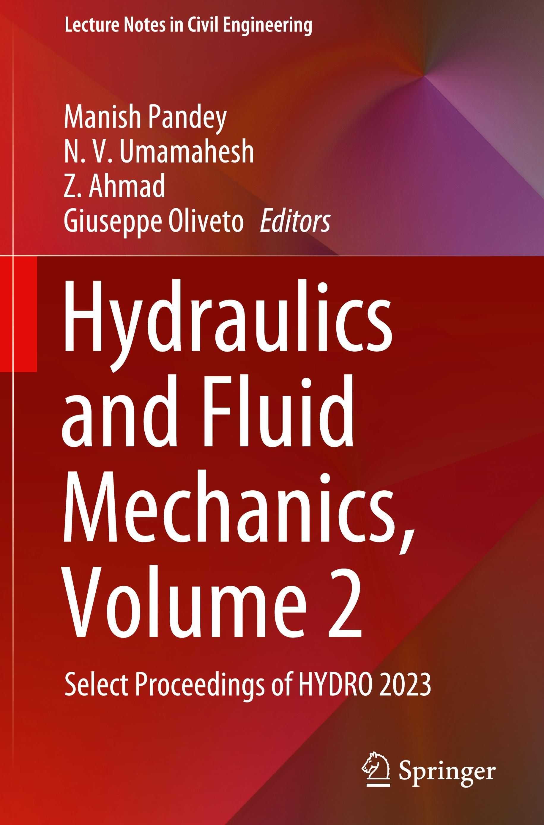 Vorderes Coverbild Hydraulics and Fluid Mechanics, Volume 2