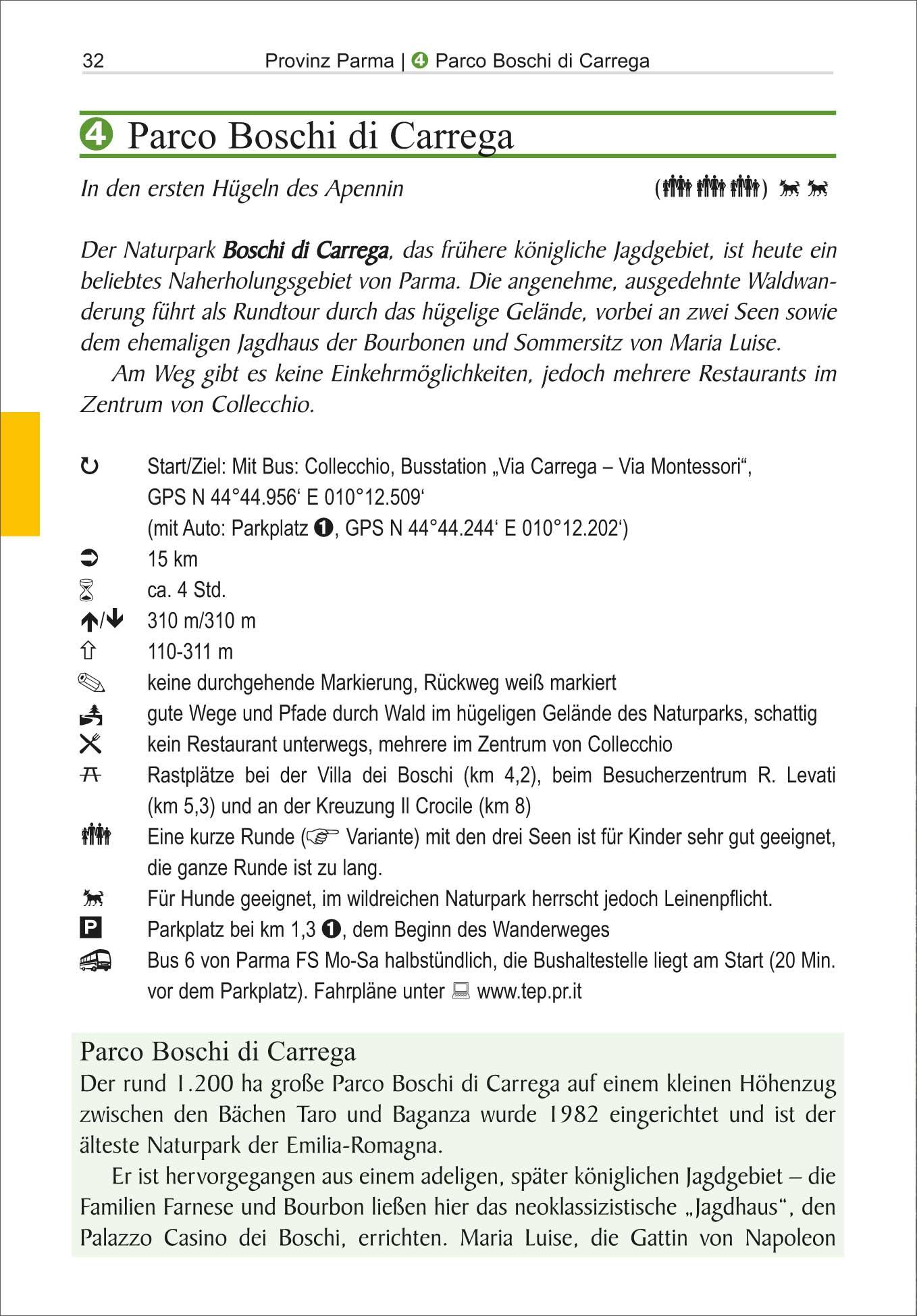 Beispielinhalt (Bild) Emilia-Romagna 31 Touren im Hügel- und Bergland des Apennin