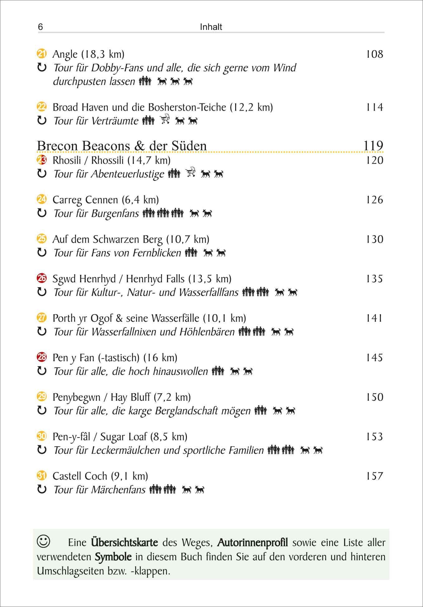Beispielinhalt (Bild) Wales 31 Touren in den Bergen und an der Küste