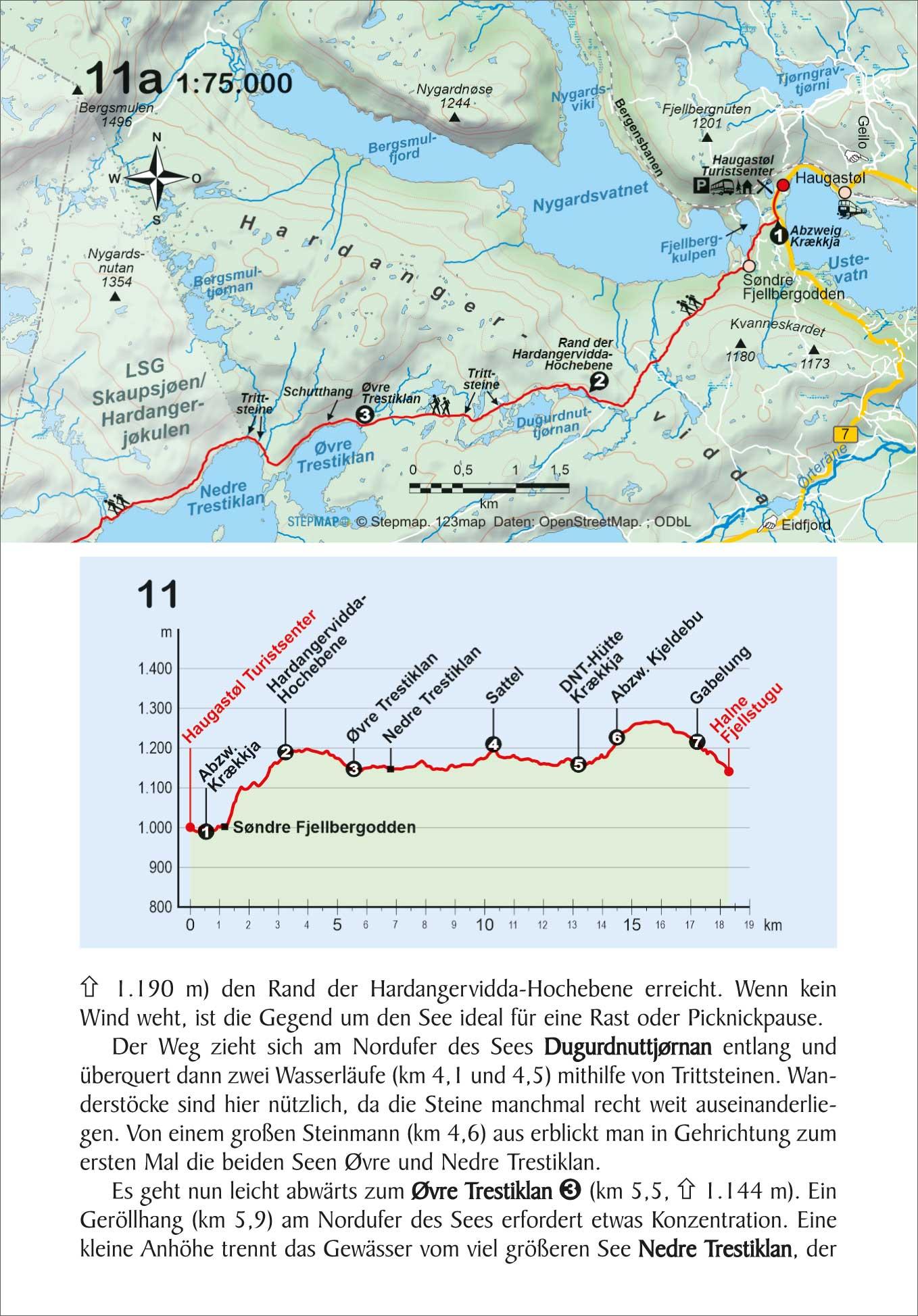 Beispielinhalt (Bild) Fjordnorwegen 25 Touren zwischen Atlantik und Jotunheimen