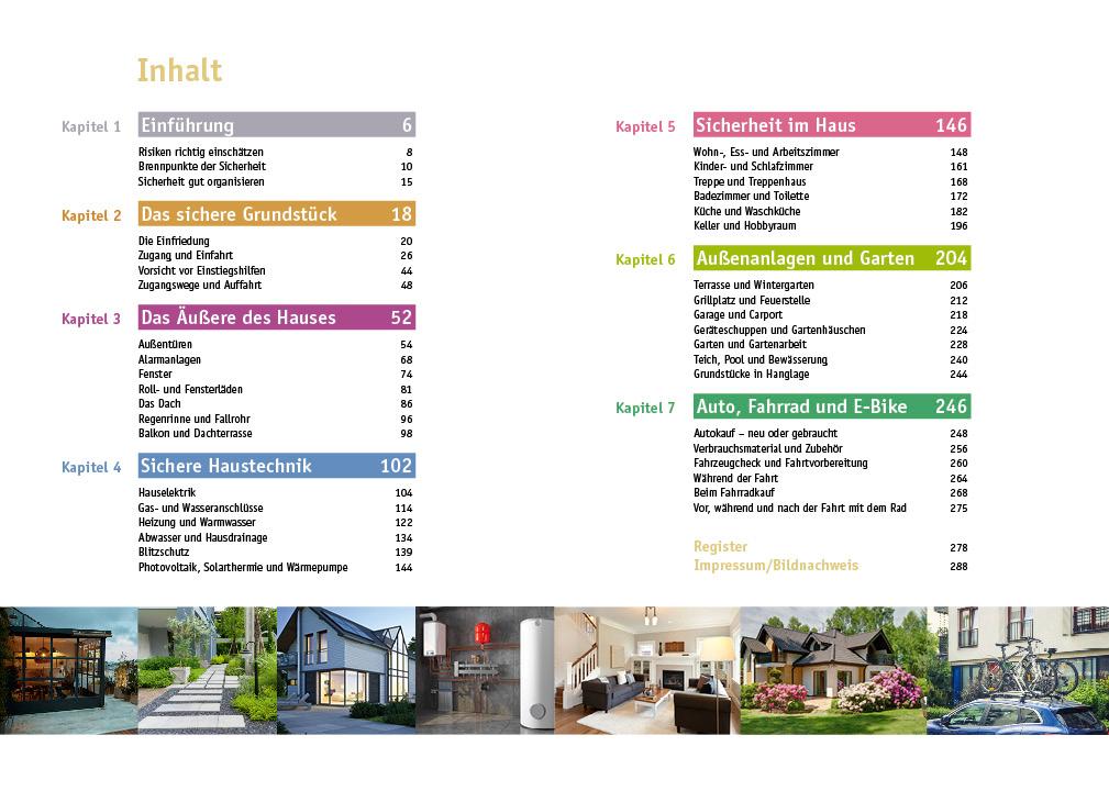 Beispielinhalt (Bild) Sicherheit rund um Ihr Zuhause