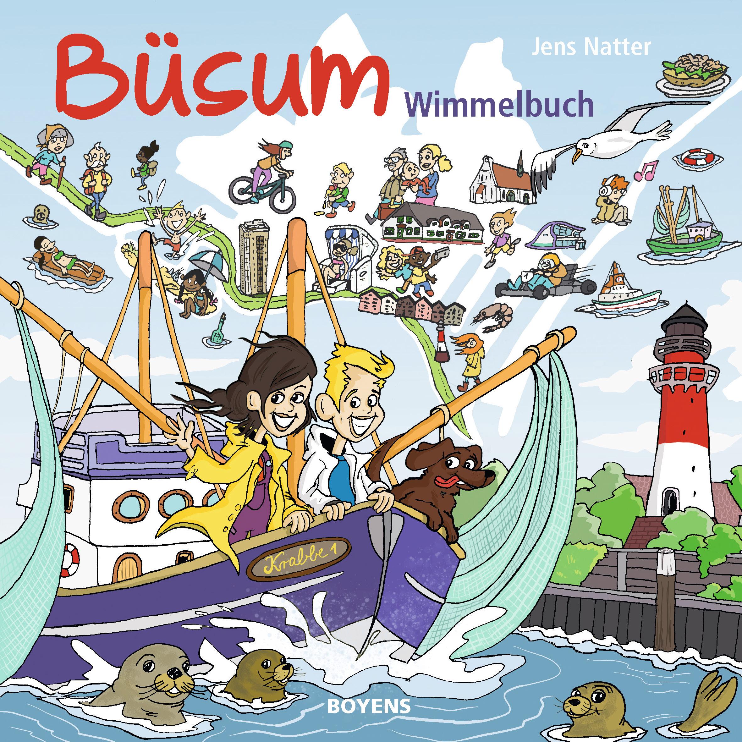 Vorderes Coverbild Wimmelbuch Büsum