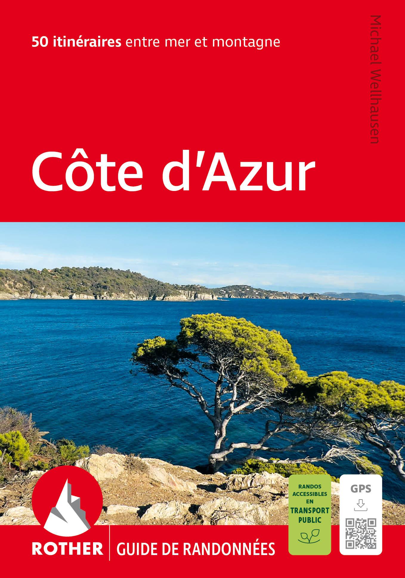 Vorderes Coverbild Côte d'Azur (Rother Guide de randonnées)