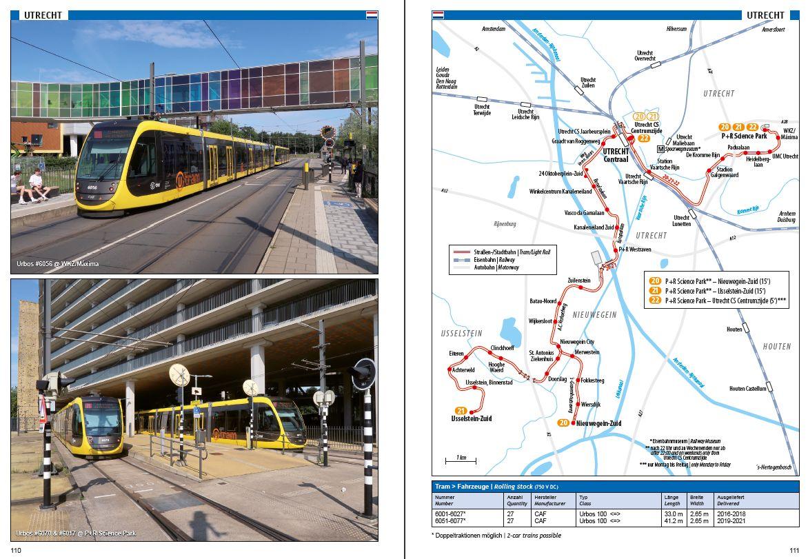 Beispielinhalt (Bild) Tram Atlas Westeuropa/Western Europe