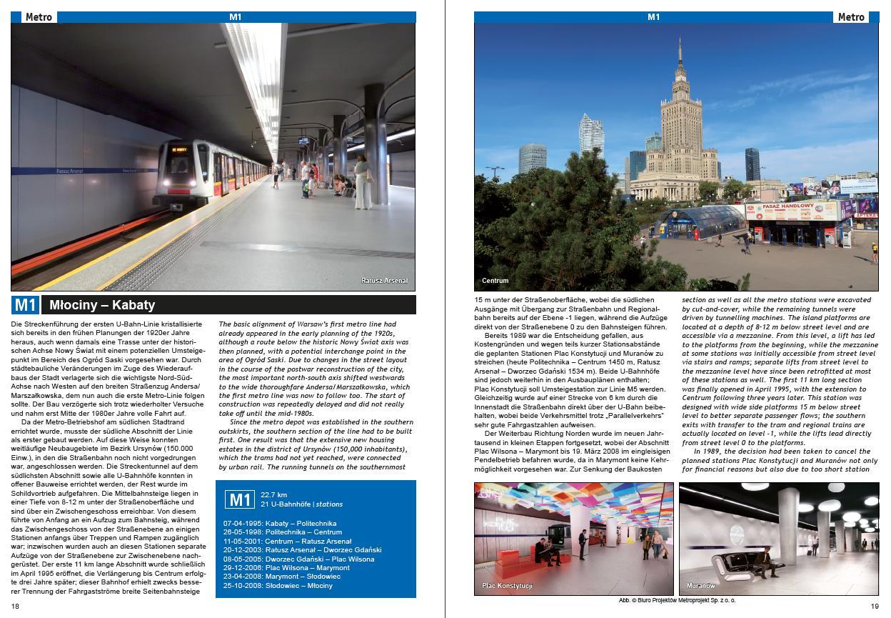 Beispielinhalt (Bild) U-Bahn, S-Bahn & Tram in Warszawa