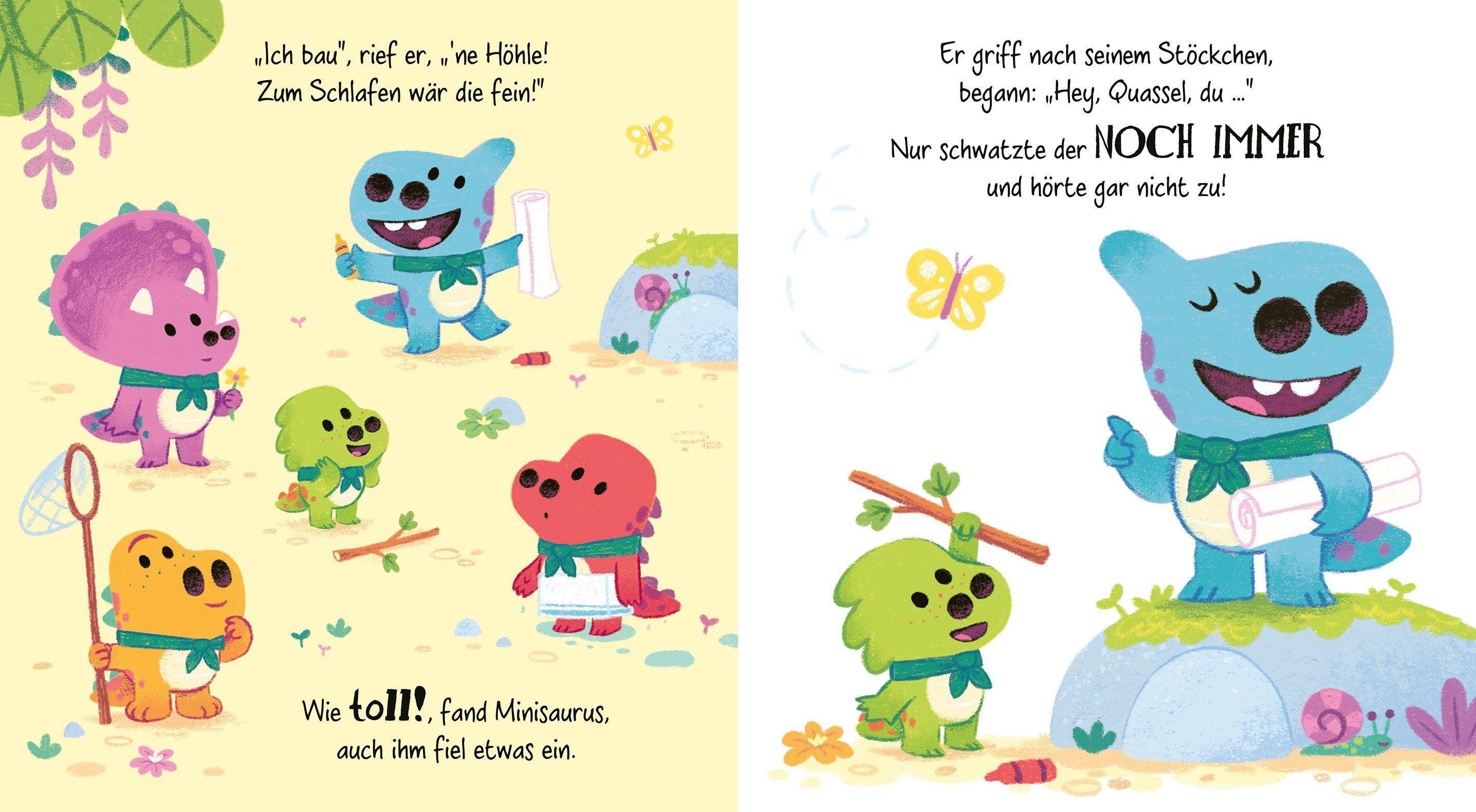 Beispielinhalt (Bild) Der Quasselsaurus