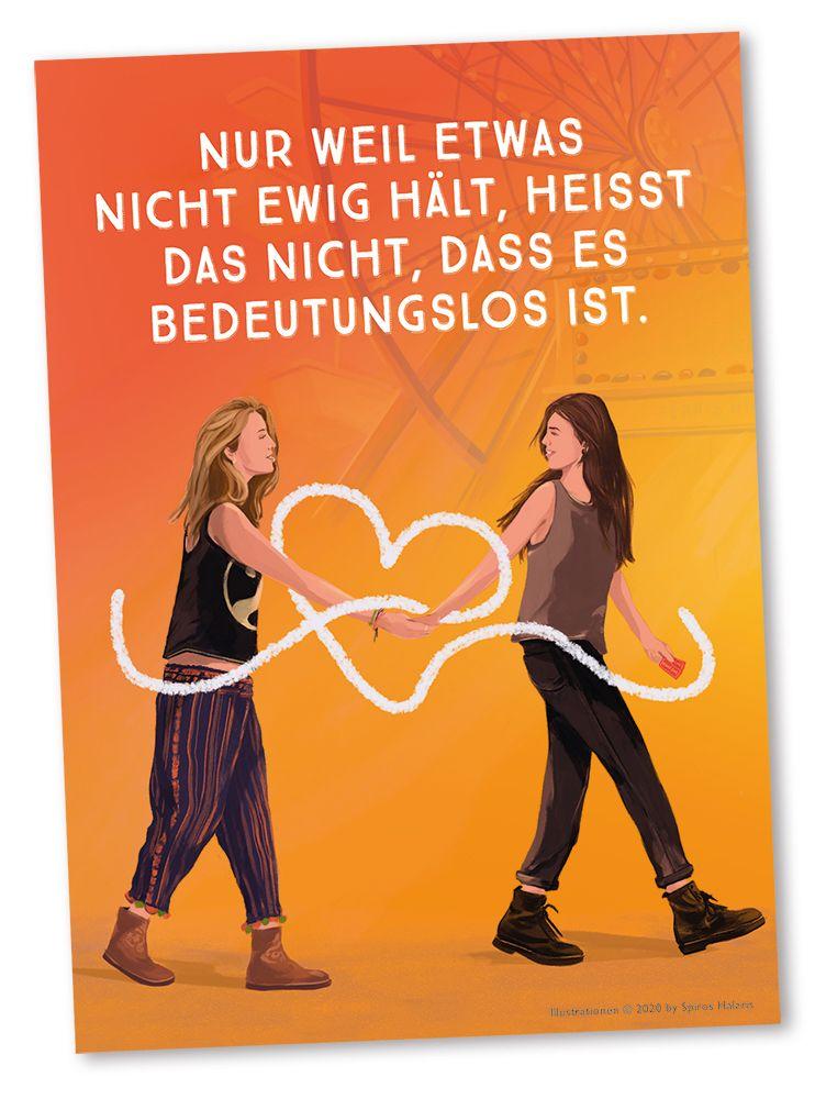 Beispielinhalt (Bild) Küsse im Sommerregen sind auch nur nass