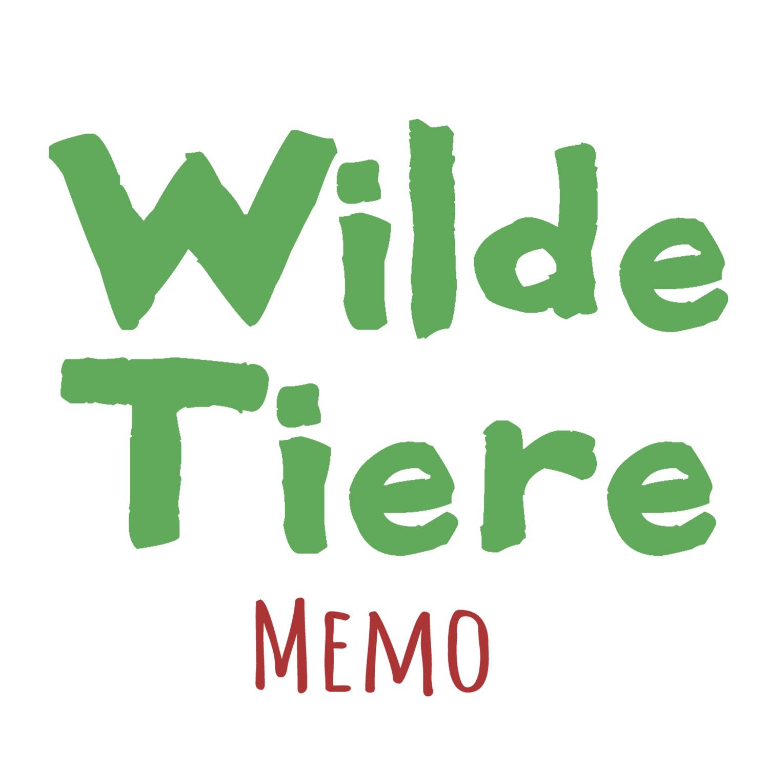 Beispielinhalt (Bild) Wilde Tiere - Memo
