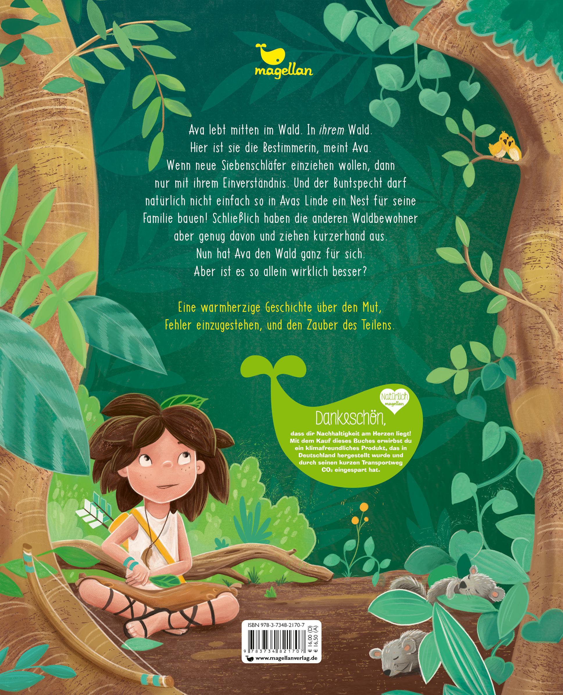 Rückseitencover Ava, die Starke - Ein ganzer Wald für mich