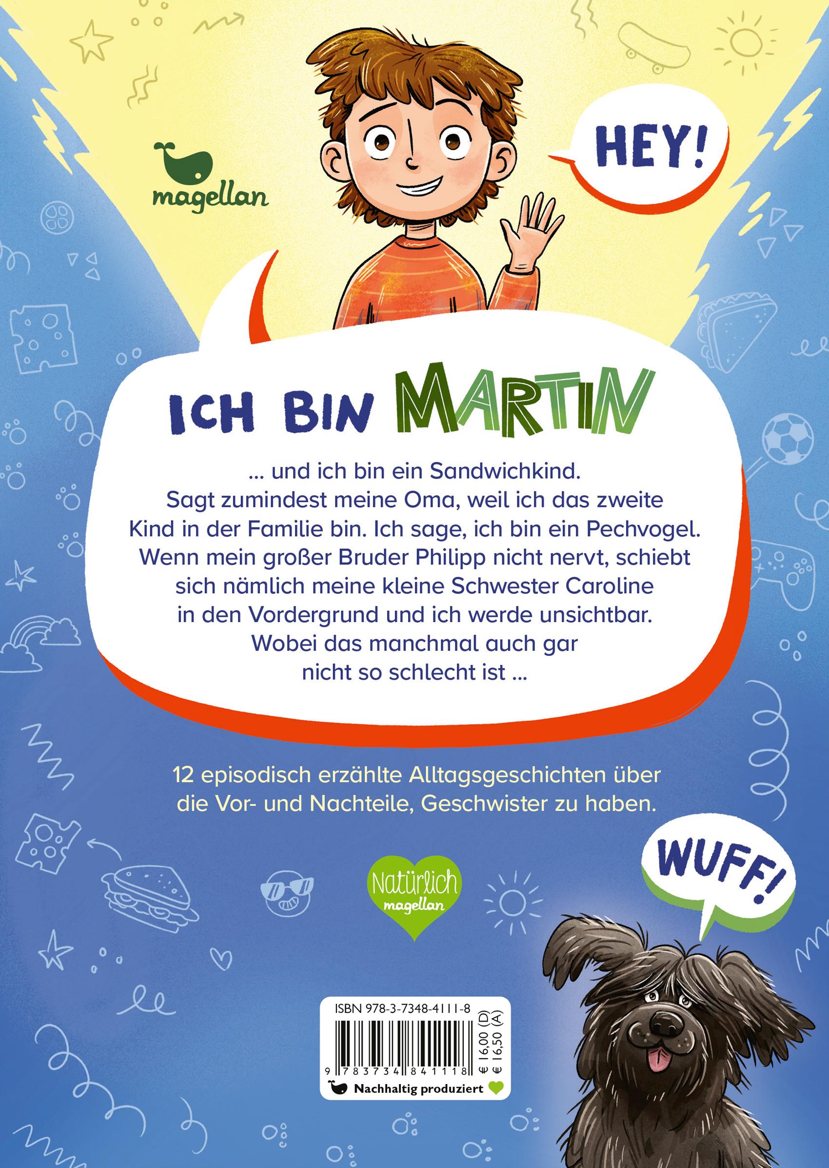 Rückseitencover Ich bin Martin - Wen interessiert's?!!