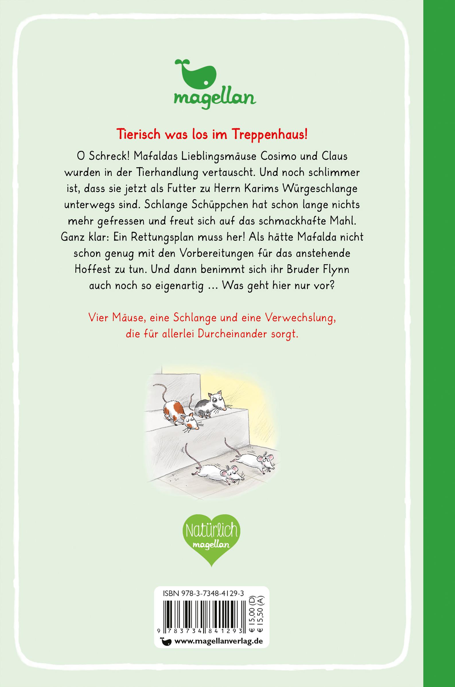 Rückseitencover Mafalda mittendrin - Eine Schlange unter Druck