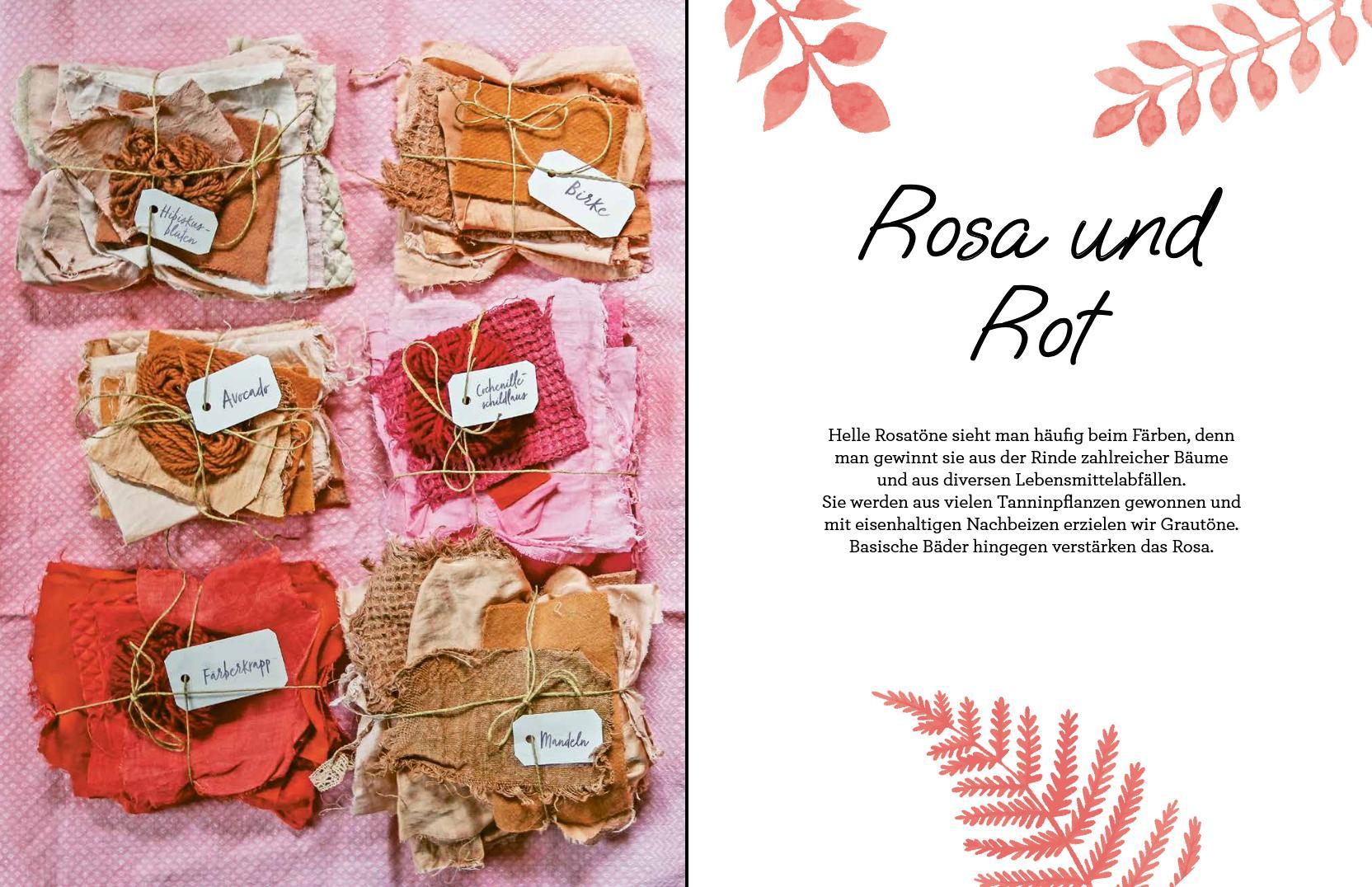 Beispielinhalt (Bild) Farbenfroh färben mit Pflanzen - leicht gemacht