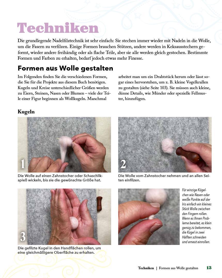 Beispielinhalt (Bild) Fantastisches Nadelfilzen
