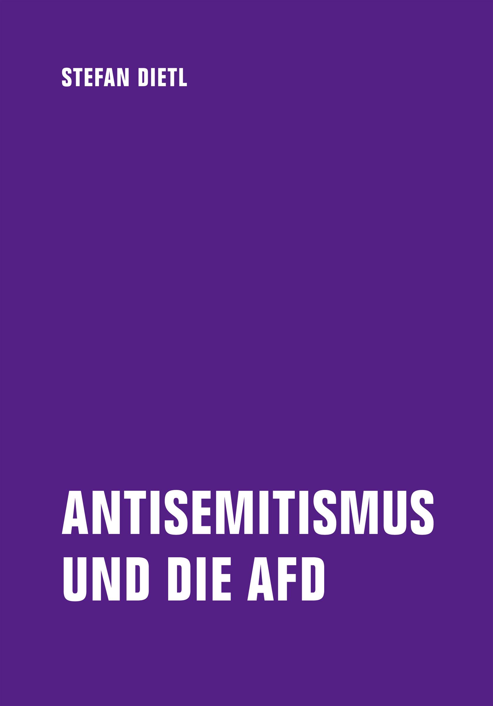 Vorderes Coverbild Antisemitismus und die AfD