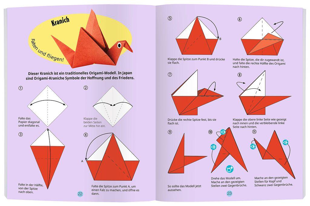 Beispielinhalt (Bild) Mein großer Origami-Koffer