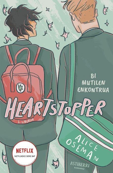 Vorderes Coverbild Heartstopper 1. Bi mutilen enkontrua