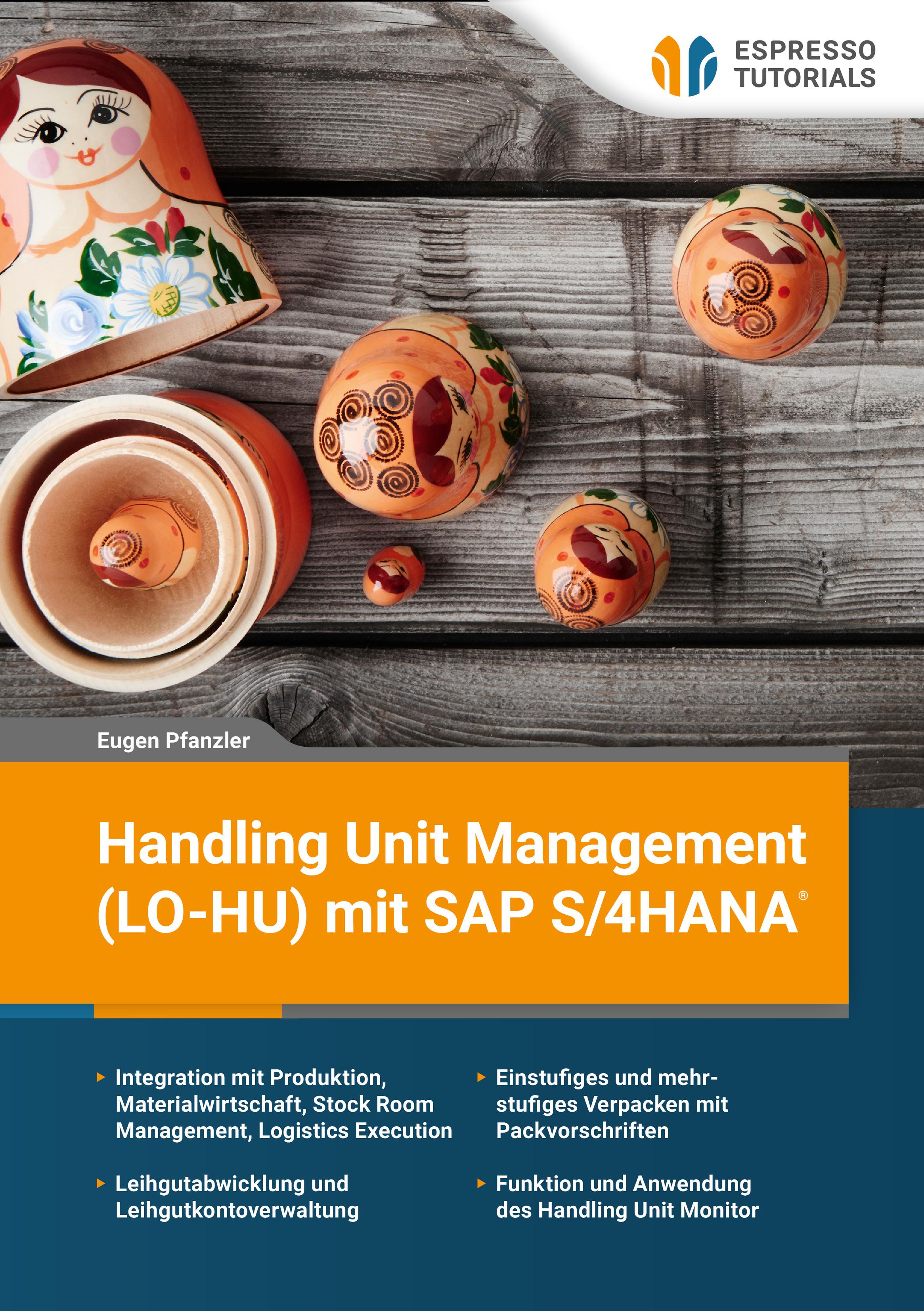 Vorderes Coverbild Handling Unit Management (LO-HU) mit SAP S/4HANA