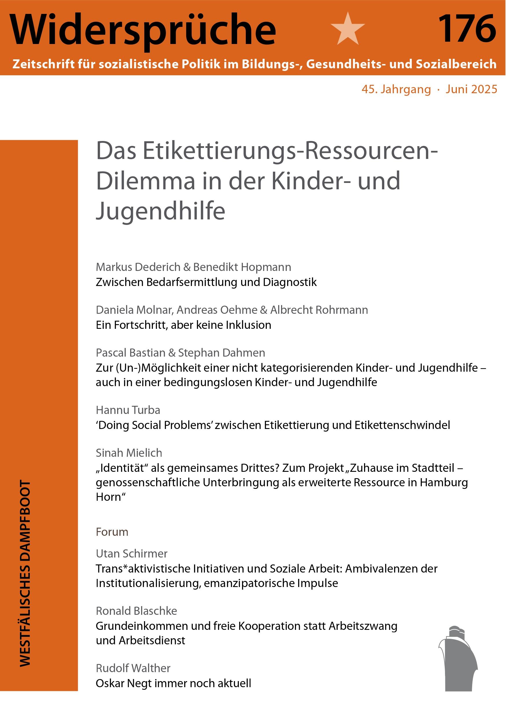 Vorderes Coverbild Das Etikettierungs-Ressourcen-Dilemma in der Kinder- und Jugendhilfe