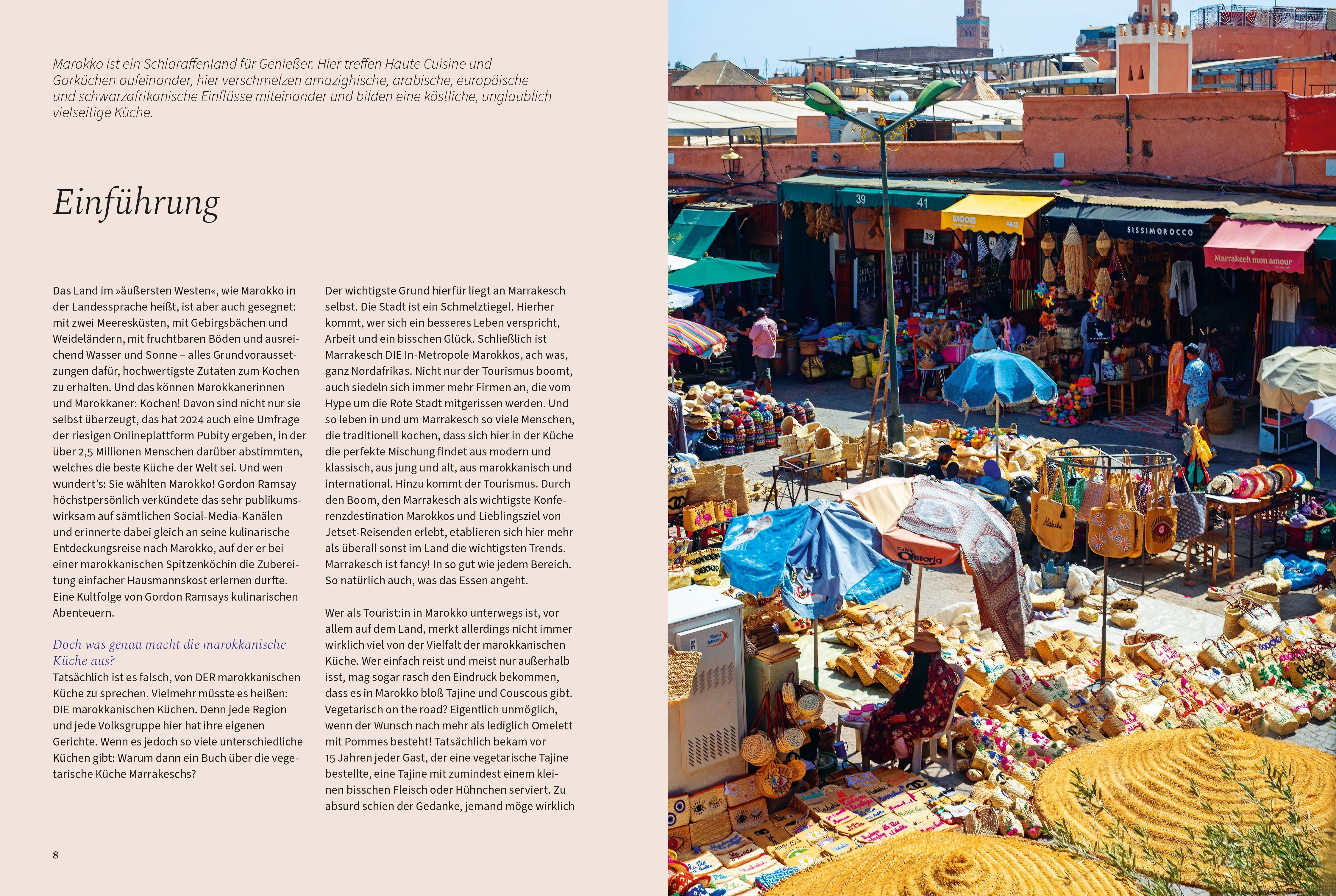 Beispielinhalt (Bild) Marrakesch vegetarisch