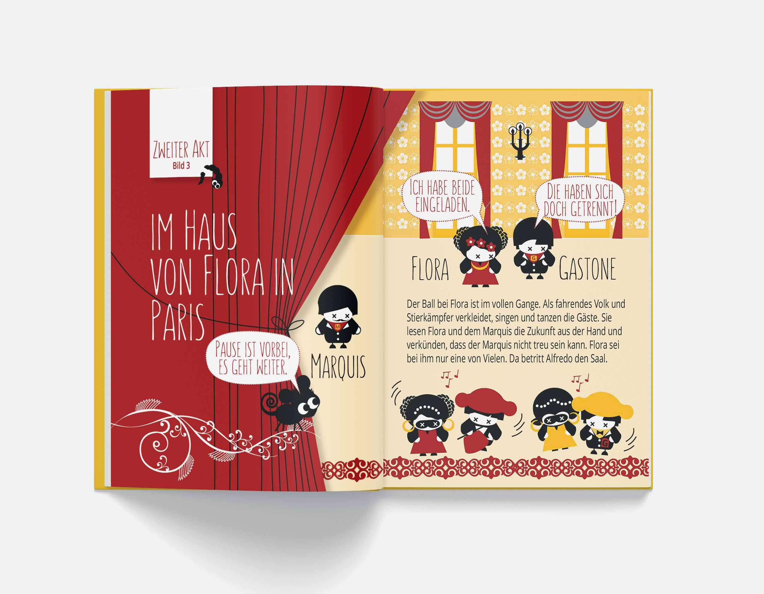 Beispielinhalt (Bild) La Traviata - Oper von Giuseppe Verdi (Band 10)