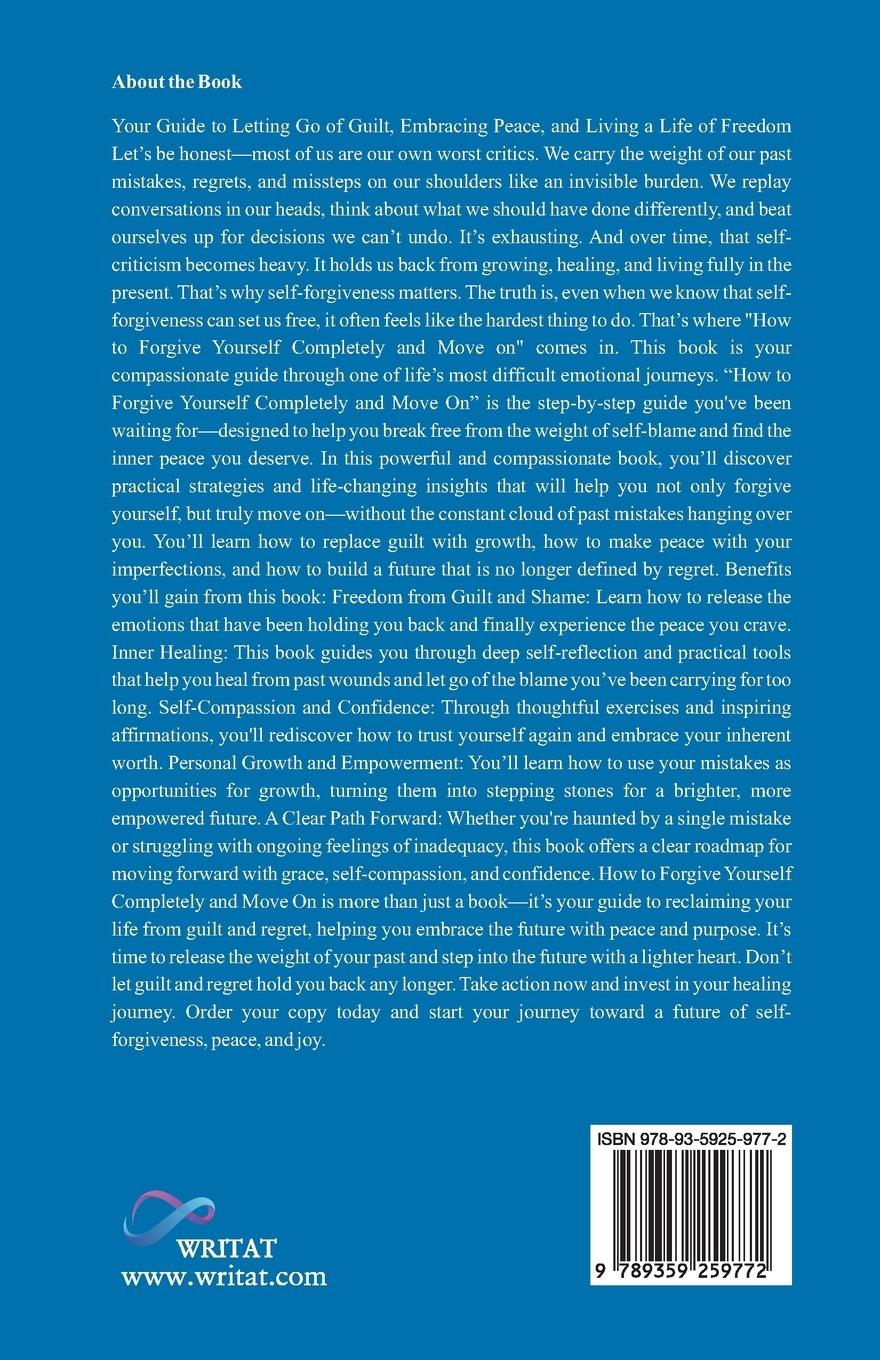 Rückseitencover How to Forgive Yourself Completely and Move on