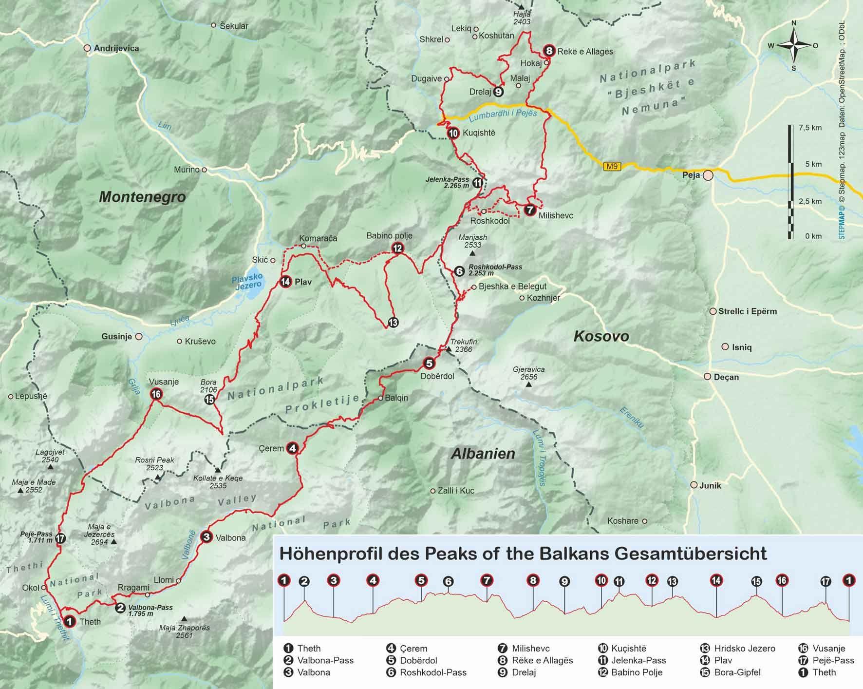 Beispielinhalt (Bild) Peaks of the Balkans