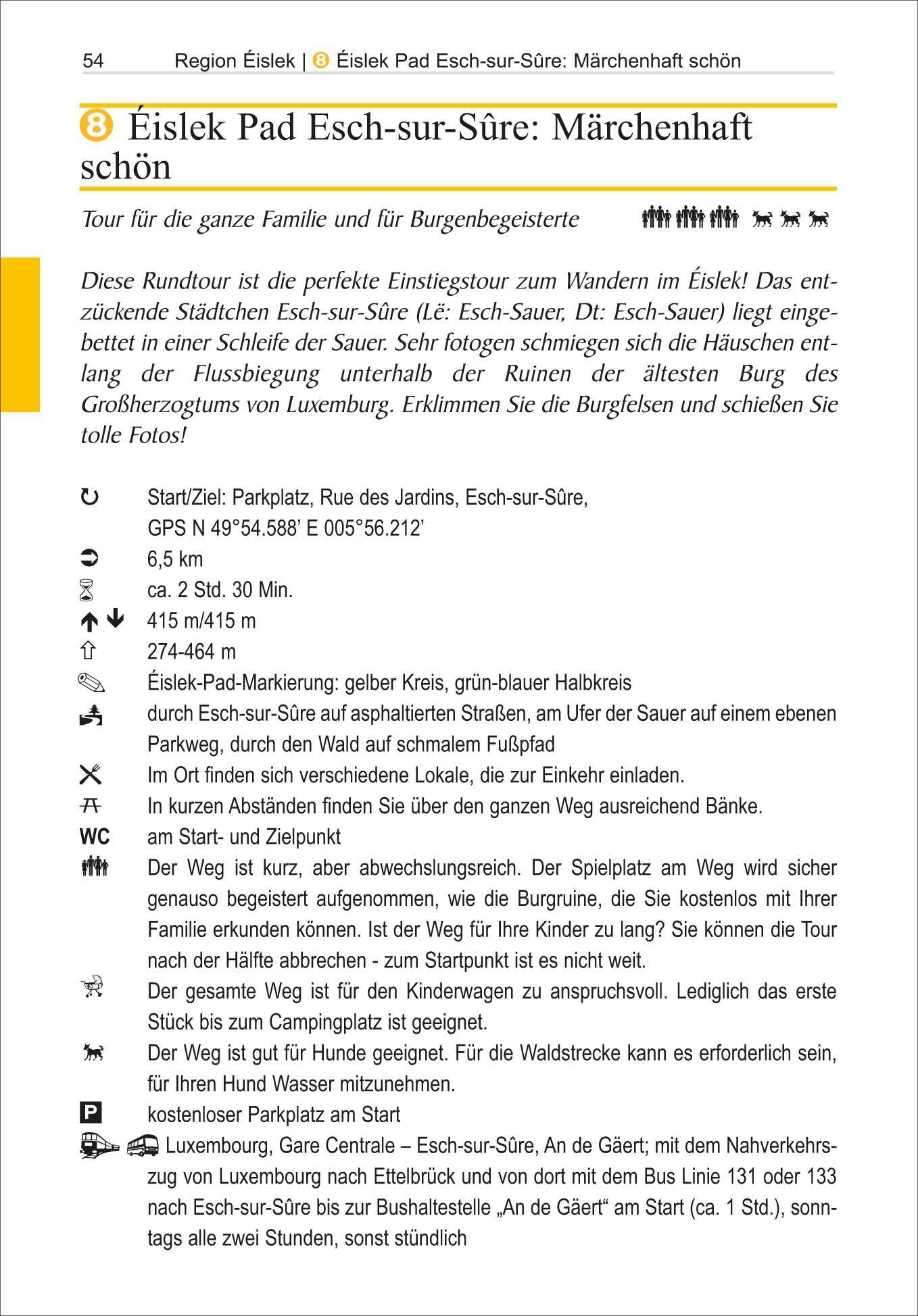 Beispielinhalt (Bild) Luxemburg 25 Touren zu den schönsten Zielen im Großherzogtum