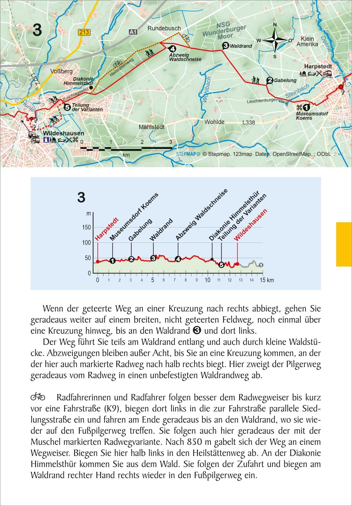 Beispielinhalt (Bild) Jakobsweg Bremen - Köln