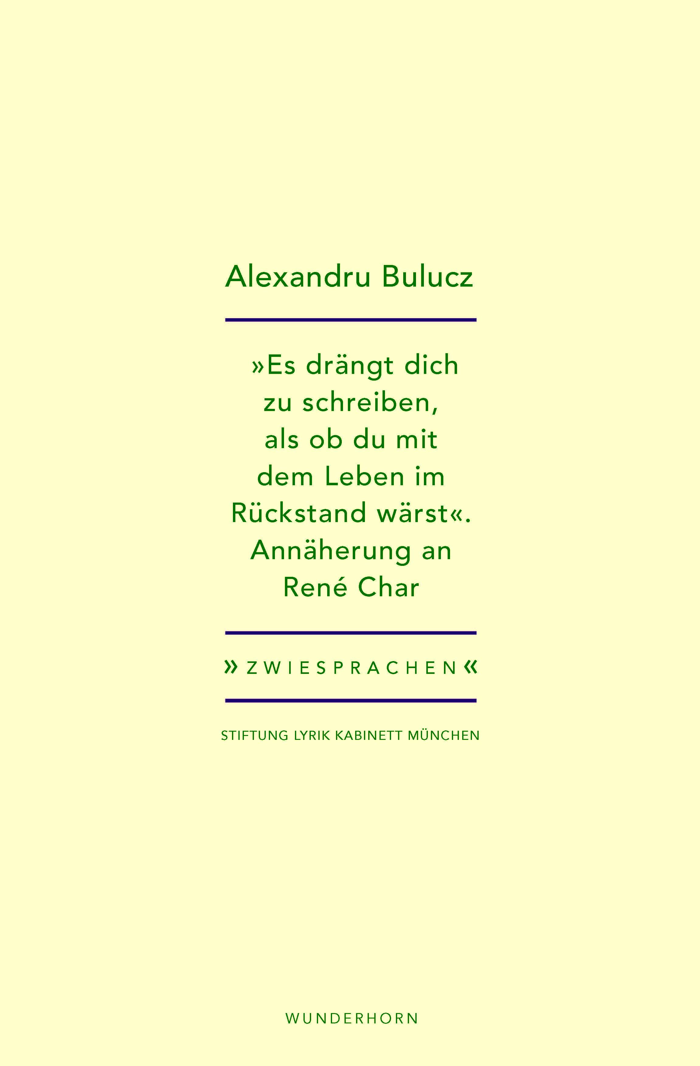 Vorderes Coverbild "Es drängt dich zu schreiben, als ob du mit dem Leben im Rückstand wärst"
