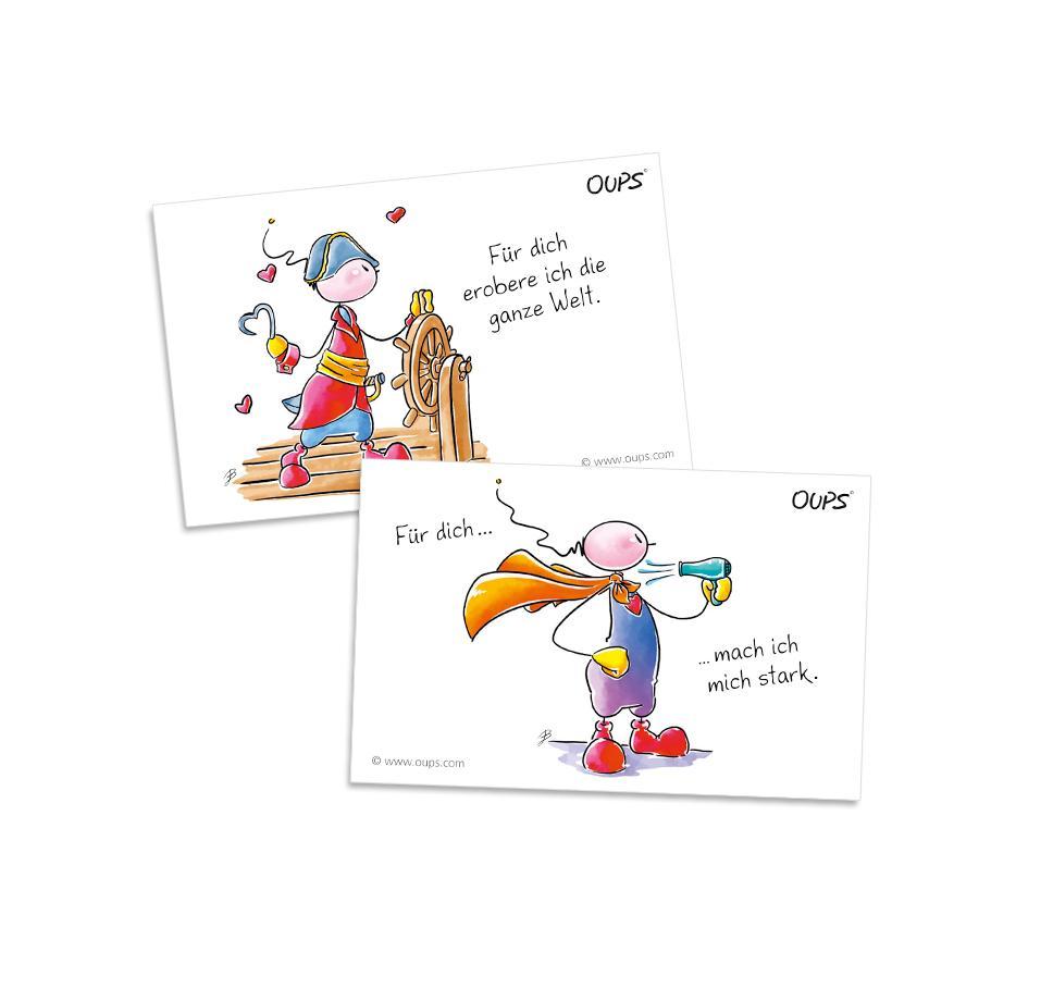 Beispielinhalt (Bild) Oups Kärtchenbox - Für Dich