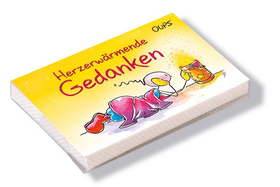Vorderes Coverbild Oups Kärtchenbox - Herzerwärmende Gedanken