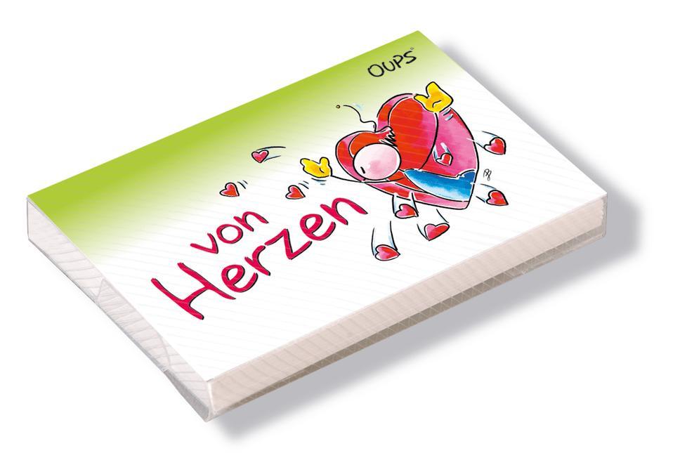 Vorderes Coverbild Oups Kärtchenbox - Von Herzen