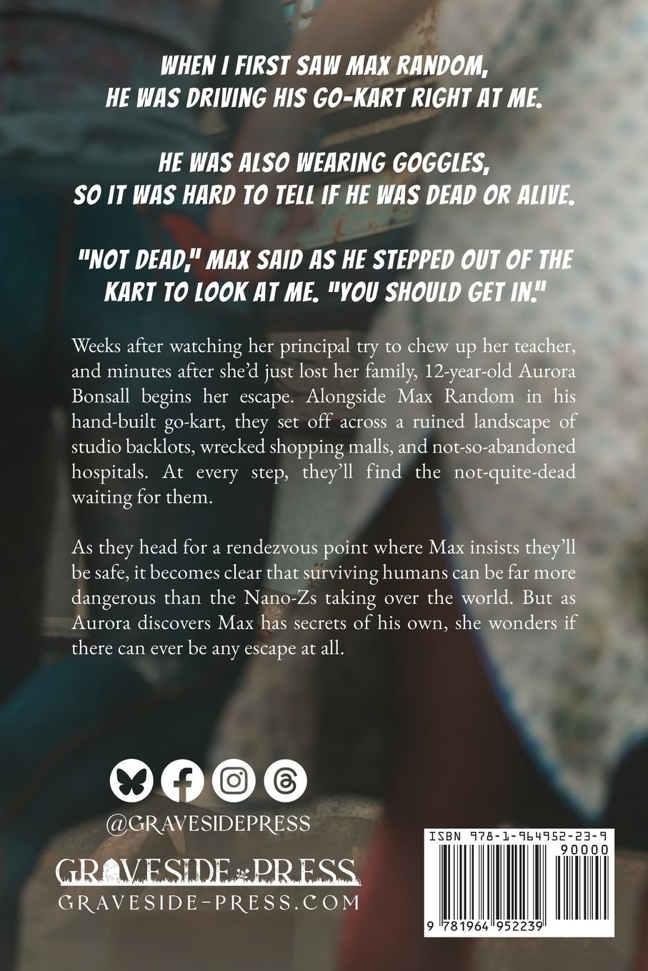 Rückseitencover Max Random and the Zombie 500