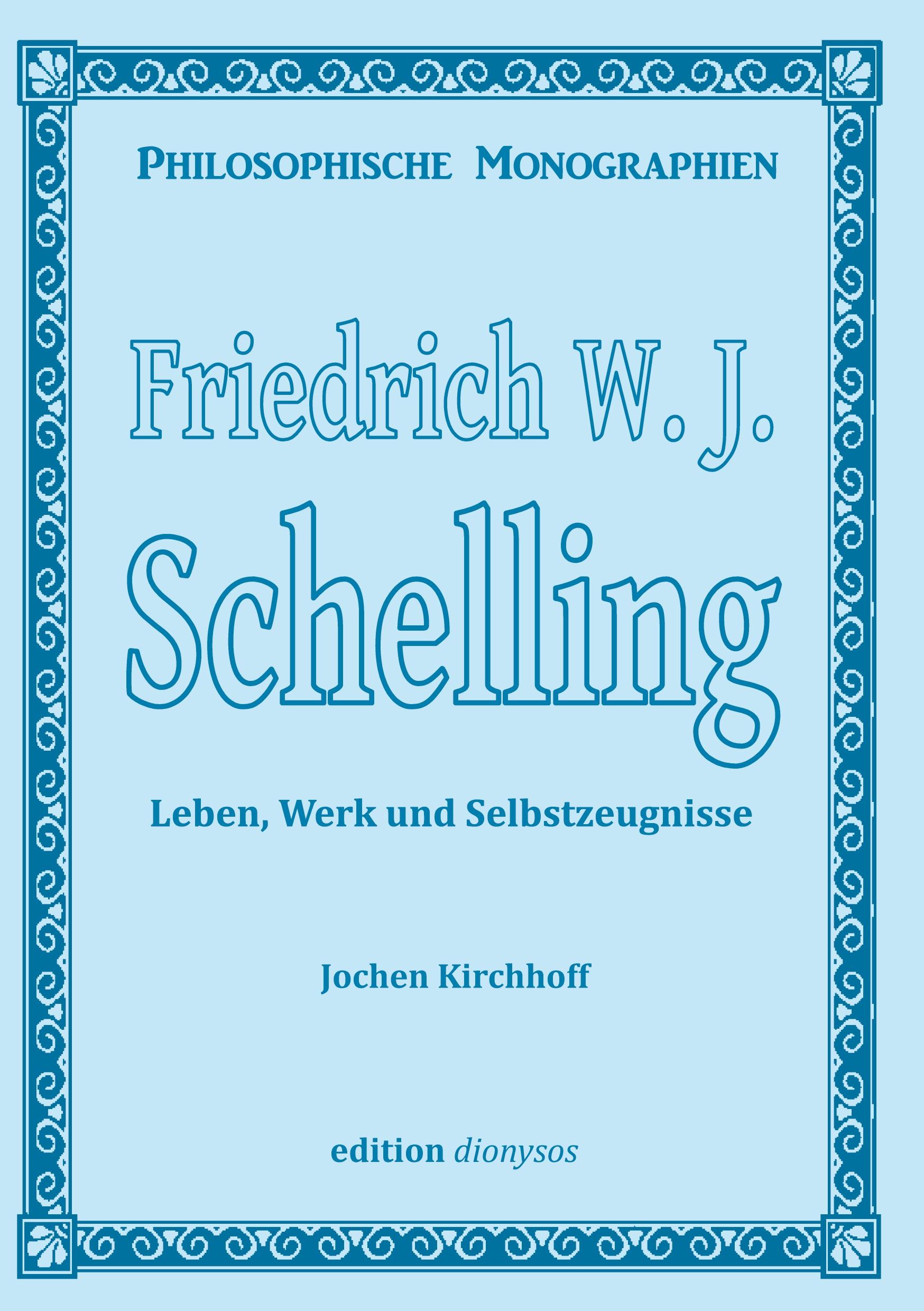Vorderes Coverbild Friedrich W.J. Schelling
