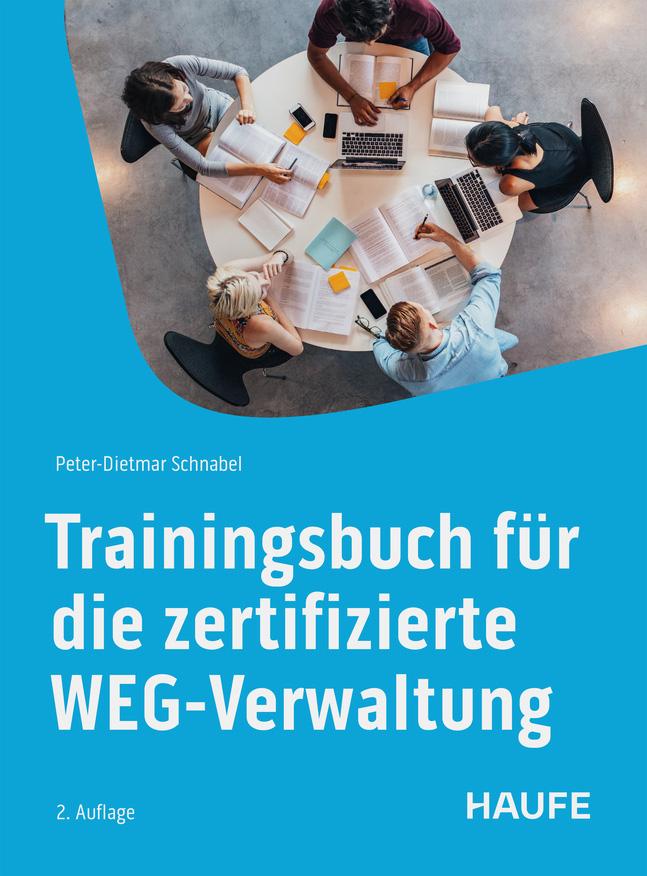 Vorderes Coverbild Trainingsbuch für die zertifizierte WEG-Verwaltung