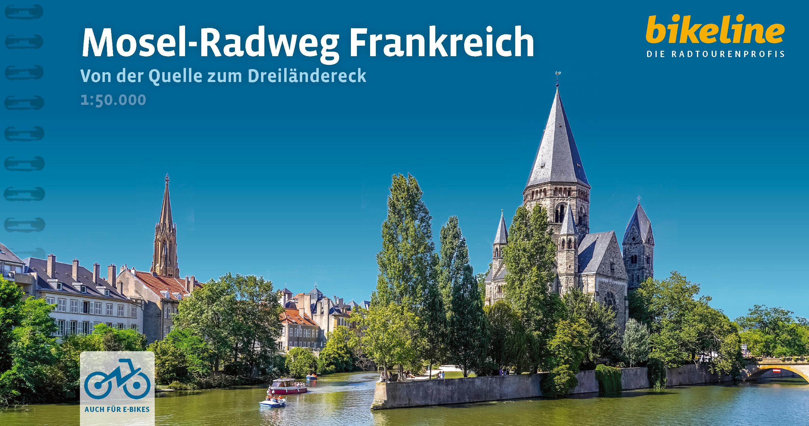Vorderes Coverbild Mosel-Radweg Frankreich