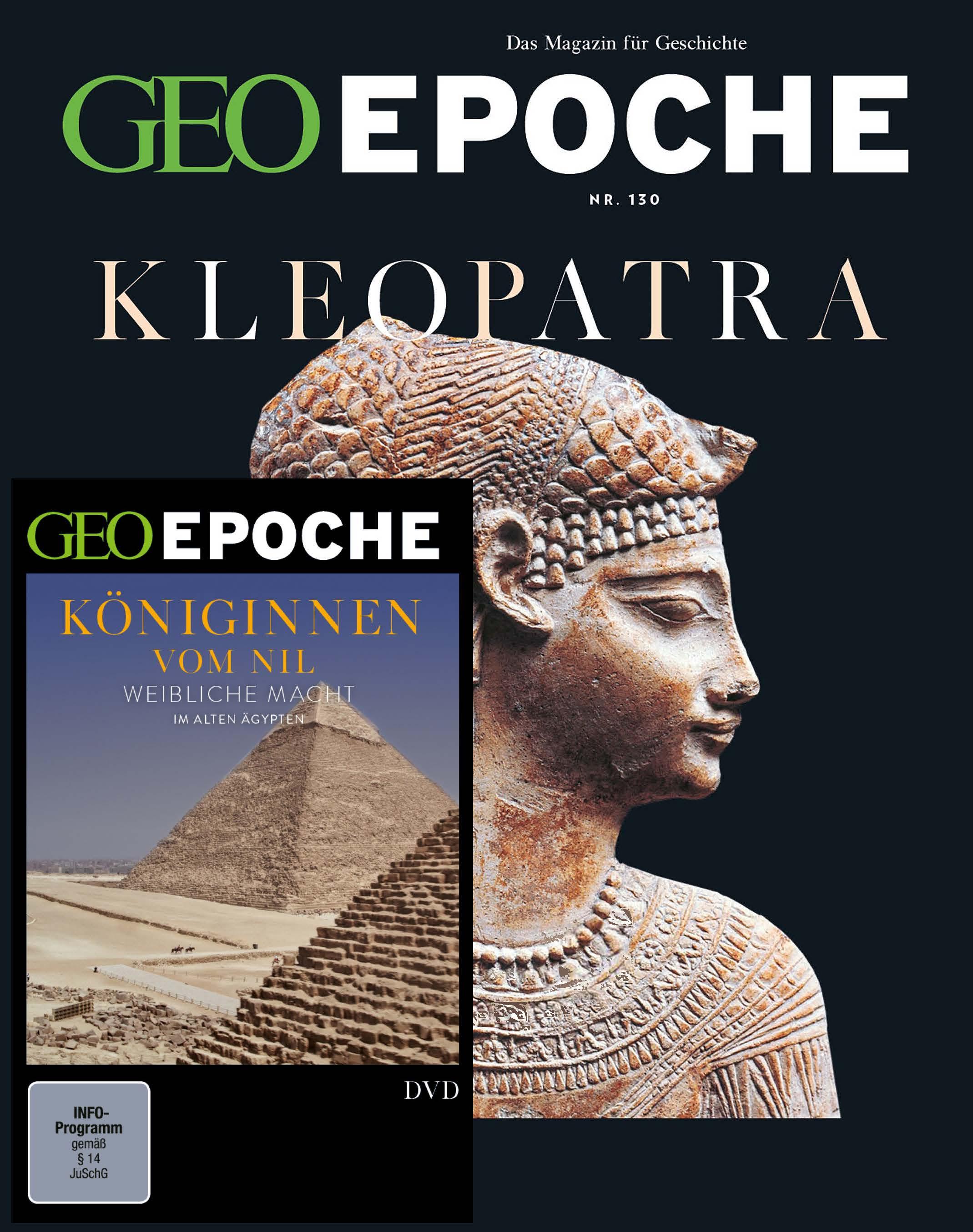 Vorderes Coverbild GEO Epoche (mit DVD) / GEO Epoche mit DVD 130/2024 - Kleopatra